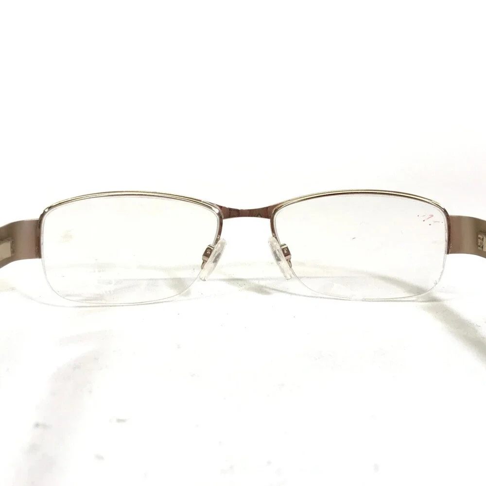 Cazal Eyeglasses Frames MOD.1055 COL.001 Brown Gold Rectangular 53-17-135